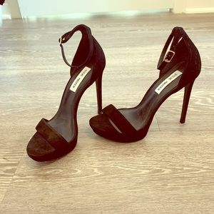Steve Madden Black Platform Heels